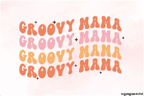 Groovy Mama Retro Svg Graphic By Ak Graphics · Creative Fabrica