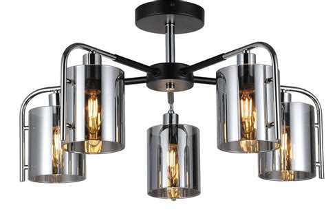 Люстра на штанге Escada Elegant 671/5P Chrome - купить в Москве по ...