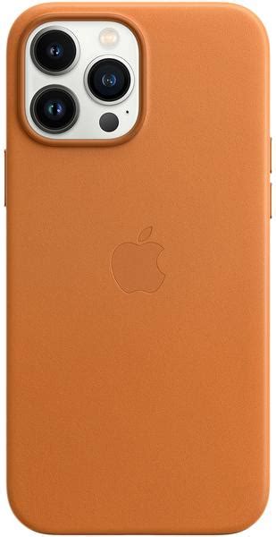 Apple Leder Case Mit MagSafe IPhone 13 Pro Max Goldbraun Test TOP