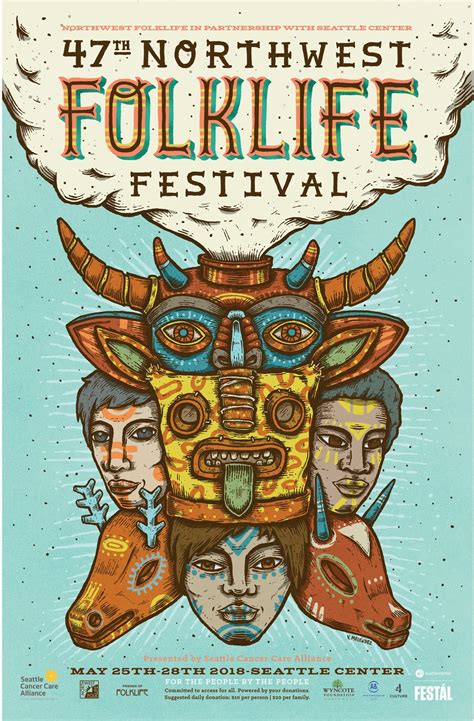 Northwest Folklife Festival in Seattle at Seattle Center