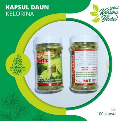 Promo Kapsul Serbuk Daun Kelor Isi 100 Kapsul Royal Moringa Diskon 33