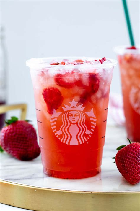 Strawberry Acai Refresher Starbucks Copycat We Are Not Martha