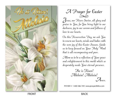 A Prayer for Easter (100 Count) – Prospect Hill Co.