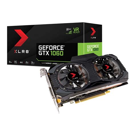 Placa De Vídeo Nvidia Geforce Gtx 1060 3gb Pci E Pny Vvcggtx10603xgpb Oc Bb Waz