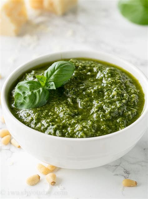 Fresh Basil Pesto Recipe I Wash You Dry