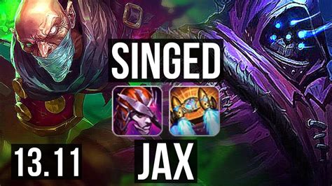 Singed Vs Jax Top Rank Singed Games Kr Master