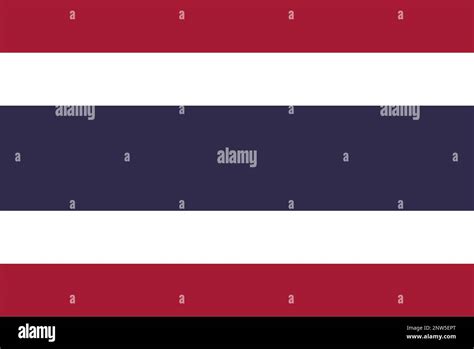 National flag of the Kingdom of Thailand Stock Photo - Alamy