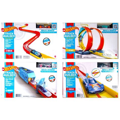 Jual HOT WHEELS TRACK BUILDER PREMIUM CURVE SPLIT LOOP SLIDE LAUNCH PACK Shopee Indonesia