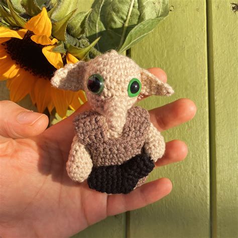 Crochet Dobby La Casa Elfo Amigurumi Harry Potter Película Etsy