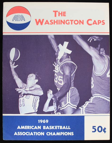 Lot Detail - 1969-70 Washington Caps Pittsburgh Pipers ABA Game Program