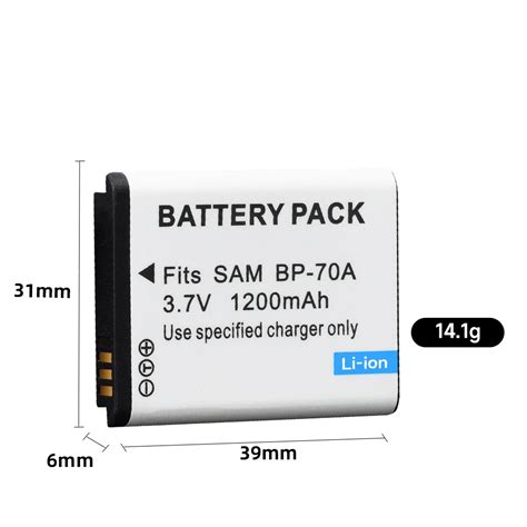 Bp70a Camera Battery Discounts Prices | www.pinnaxis.com