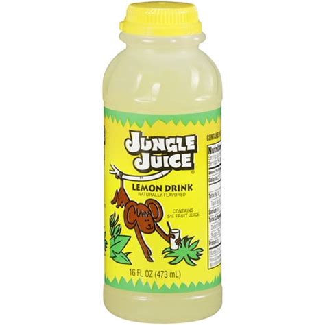 Jungle Juice Lemon Drink 16 Fl Oz