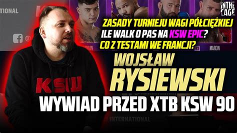 Wojsław Rysiewski kulisy KSW 90 Głosowanie i zasady turnieju na KSW