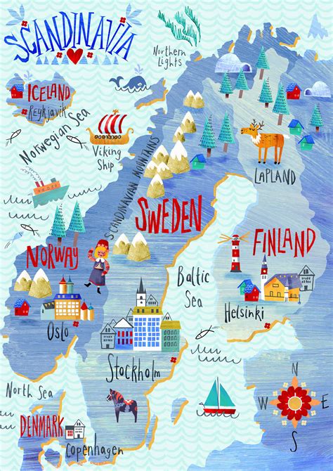 Scandinavian Map