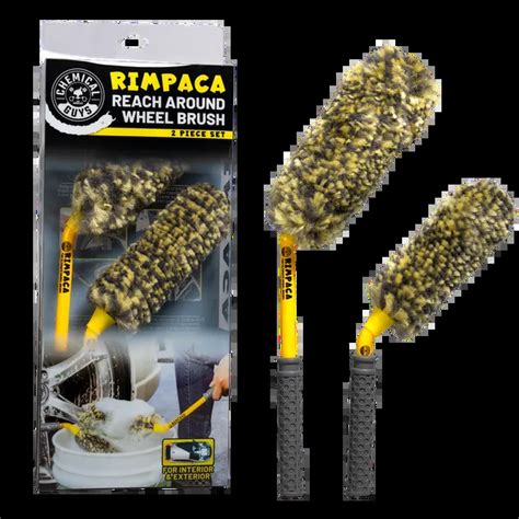 Chemical Guys Rimpaca Reach Around Ultimate Wheel Brush Set Pcs