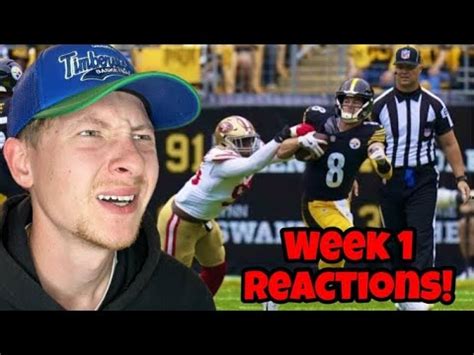 My Week 1 NFL Reactions YouTube