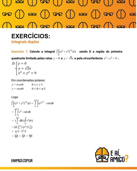 Integral Dupla Exercicios Resolvidos EDUKITA