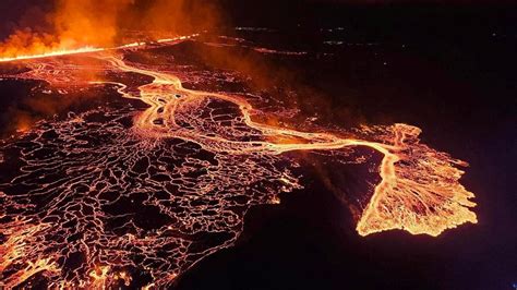 Emergency Declared After Volcano Erupts In Iceland Creating Major