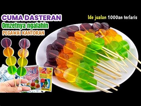 Cuma Emak Dasteran Omzetnya Nyamain Pegawai Kantoran Sate Jelly Agar