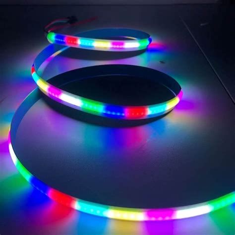 Digital full color addressable RGB pixel COB flex led strip 332 led per ...
