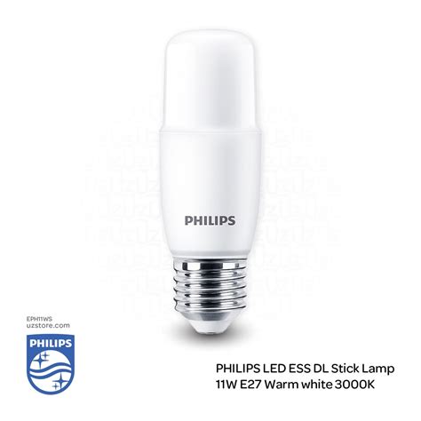 Philips Essential Led Dl Stick Lamp Bulb E27 11w 3000k Warm White Uz Store