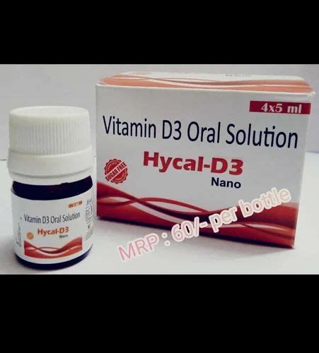 Nano Shot Cholecalciferol Vitamin D3 Oral Solution At Rs 60bottle In