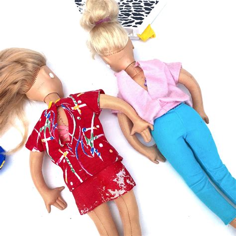 Vintage S Mattel Hot Looks Dolls Set Of With Etsy