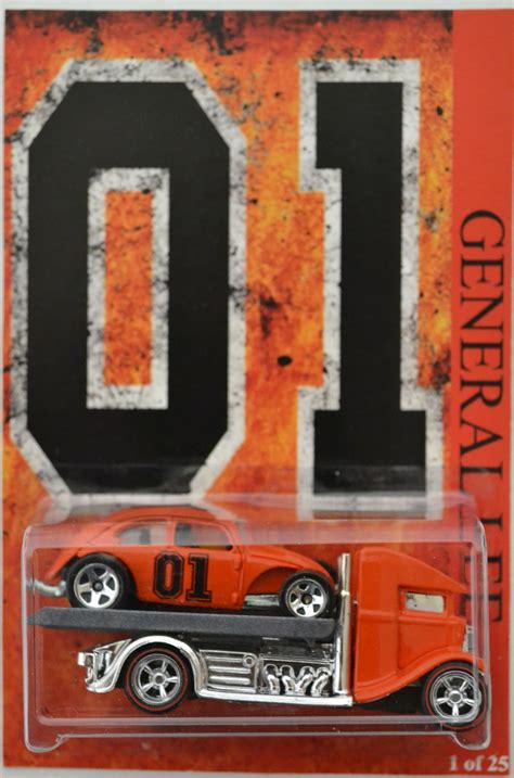 Hot Wheels Fast Bed Hauler Red Custom Made With Real Rider Rubber Wheels Limited Edition General