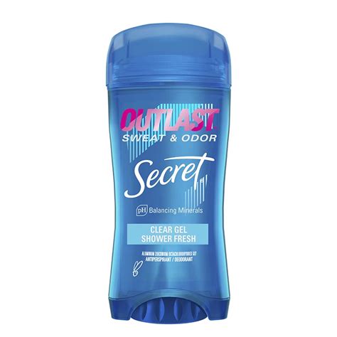 Outlast Clear Gel Deodorant Shower Fresh Secret