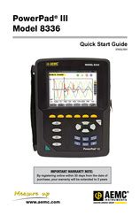 Aemc Powerpad Iii Manuals Manualslib