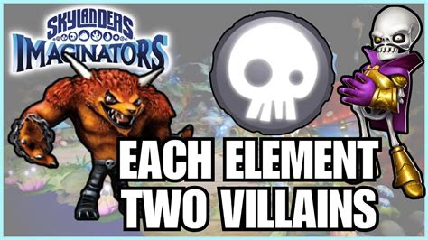 Reworking Each Of Skylanders Imaginators Elements To Have Villains