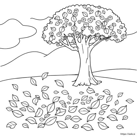 easy fall coloring pages 8