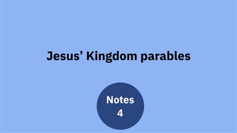 Jesus’ Kingdom parables by Lucas Crooks on Prezi