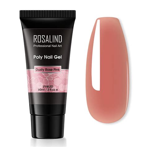 Amazon Rosalind Nude Pink Poly Nail Gel Ml Poly Extension Rose Pink Gel Poly Neutral