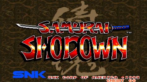 Samurai Shodown Haohmaru Arcade Youtube