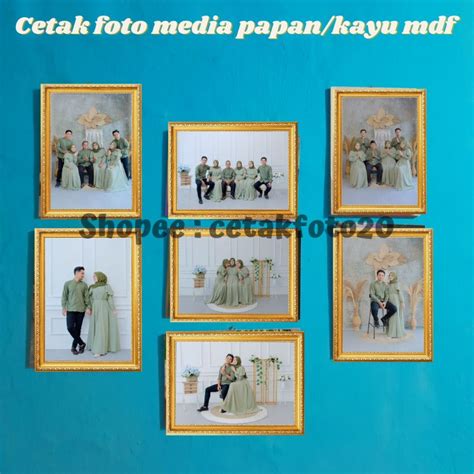 Jual Cetak Foto Uk 10r Media Papan Mdf 20 X 30cm Best Seller