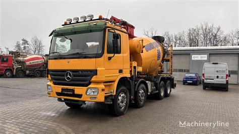 Pompa Do Betonu Putzmeister Na Podwoziu Mercedes Benz Actros 3244 Na