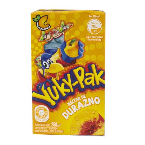 Jugo Yuky Pak Durazno Tiendas Del Pollo