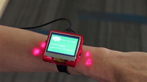 This Smartwatch Turns Your Skin Into A Touchscreen Atmel Bits And Pieces