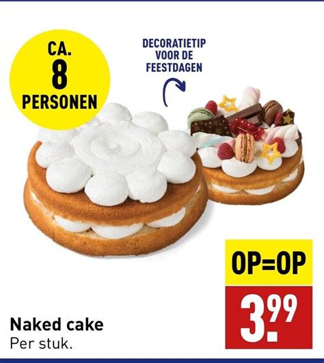 Naked Cake Aanbieding Bij ALDI