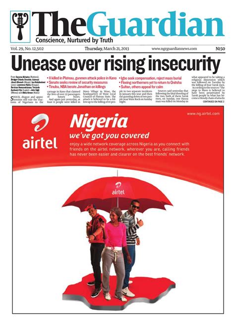 Thur Mar The Guardian Nigeria By The Guardian Newspaper Issuu