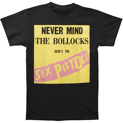 Sex Pistols Mens Black Nevermind The Bollocks T Shirt Black