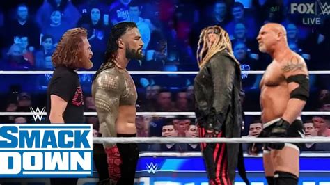 WWE Smackdown 18 January 2023 The Fiend Goldberg Challenge Roman