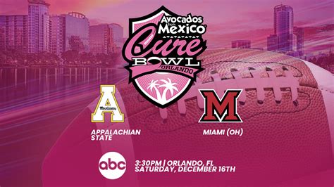 Appalachian State And Miami Ohio Set To Play In The Avocados