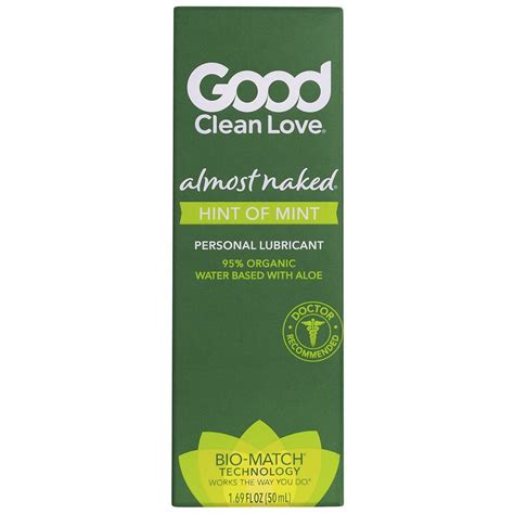 Good Clean Love Almost Naked Personal Lubricant Hint Of Mint Walgreens