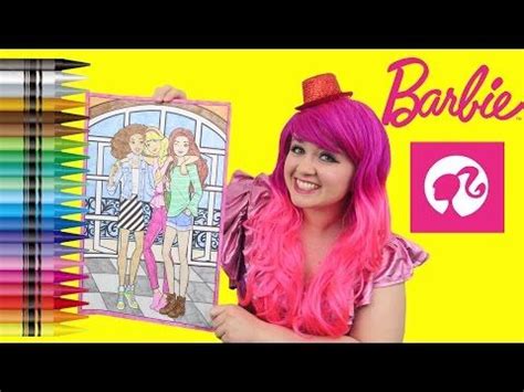 Coloring Barbie Friends GIANT Coloring Page Crayola Crayons