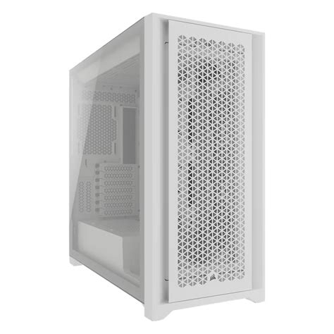 Gabinete Corsair 5000D Airflow Core Mid Tower TG White 1404 Corsair