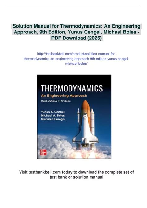 Thermodynamics An Engineering Approach Solution Manual 2
