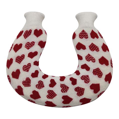 Sunisery U Shaped Hot Water Bottle For Neck And Shoulder Portable Hot And Cold Water Bag With