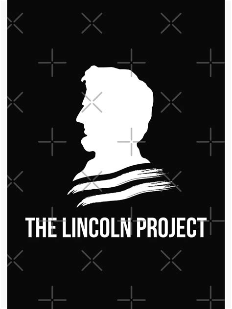 The Lincoln Project Poster By Inspireshop Redbubble